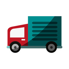 Fototapeta premium cargo or delivery truck icon image