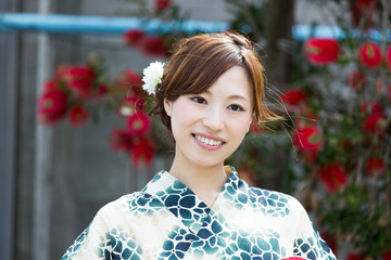 浴衣の女性