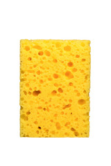 Micro sponge for cleaning isolated on white background