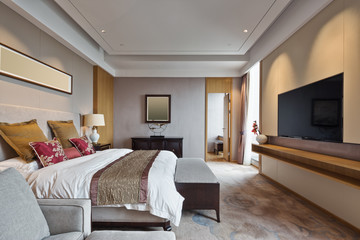 inteiror of modern bedroom