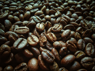 vintage, background, coffee bean