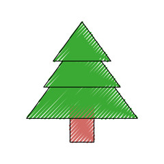 isolated cute tree