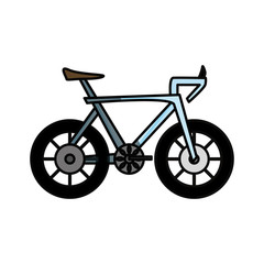 Bicycle vehicle isolated