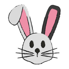 cartoon rabbit or bunny icon image