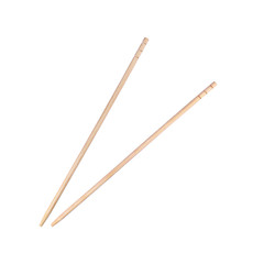 bamboo chopsticks isolated on white