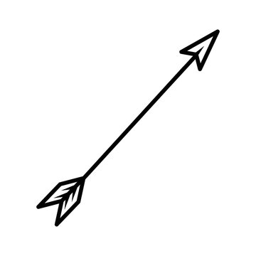 arrow icon over white background vector illustration