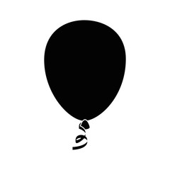 balloon icon over white background vector illustration