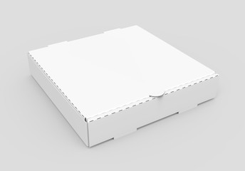 white pizza box