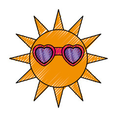 Sun funny cartoon