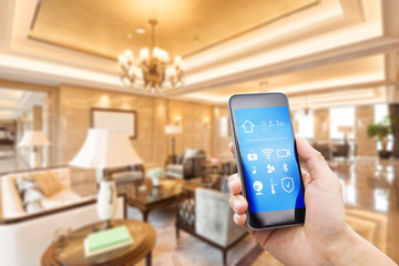 mobile phone in smart home