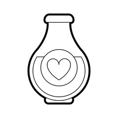 love potion vector illustration