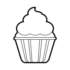 cupcake vector illustration