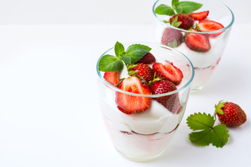 Summer layered cream cheese dessert