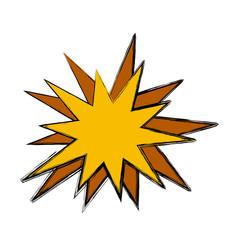 drawing star speech comic talking image