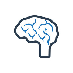 Obraz premium Neuroscience Icon