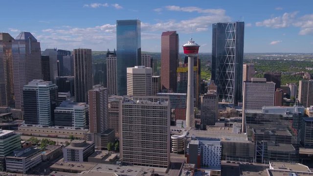 Aerial Canada Calgary June 2017 Sunny Day 4K Inspire 2 ProRes