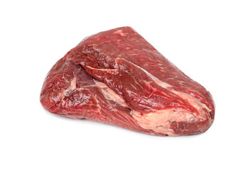 Fresh raw meat on white background