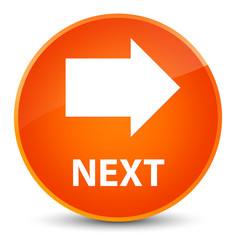 Next elegant orange round button