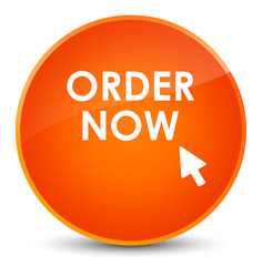 Order now elegant orange round button