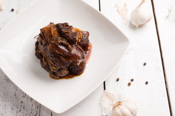 Homemade Braised pork in brown sauce