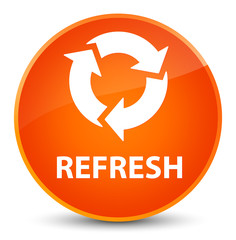 Refresh elegant orange round button