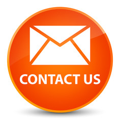Contact us (email icon) elegant orange round button