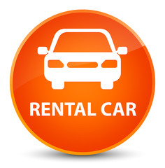 Rental car elegant orange round button