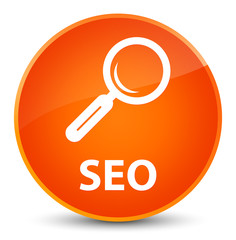 Seo elegant orange round button