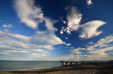 Evening sky in Napier
