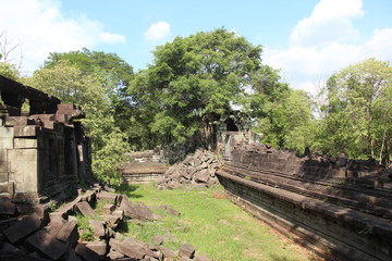 Cambodia. Beng Melea Temple. Siem Reap Province. Siem Reap City.