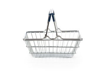 Shopping basket isolated on white background