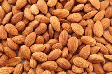 Almonds background