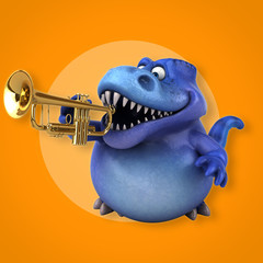 Fun Trex - 3D Illustration