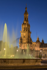 Fototapeta na wymiar Plaza de Espana - Seville - Spain