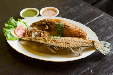 Deep fried fish