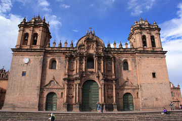 Cathédrale baroque de Cusco au Pérou
