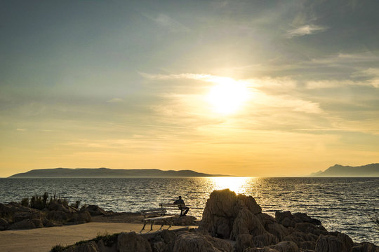 Park suma sveti Petar in Makarska Rivera in Croatia