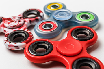 Group of Fidget Spinner stress relieving toy