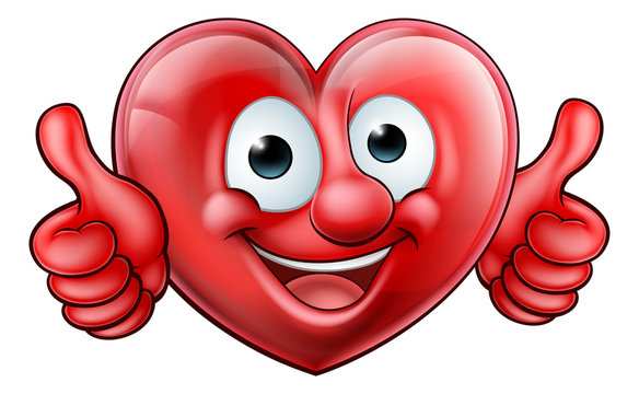 Heart Cartoon Mascot