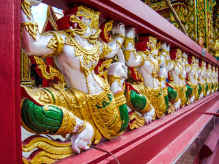 Thai Stucco in Temple