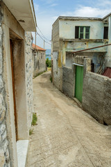 Fototapeta na wymiar old vilage road on island Pasman in Croatia