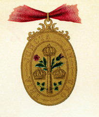 Order of the Bath, United Kingdom (from Meyers Lexikon, 1896, 222/223)