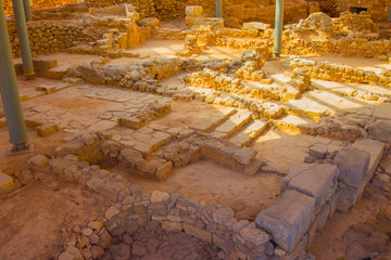 Ruins of Katholiko monastery in Chania