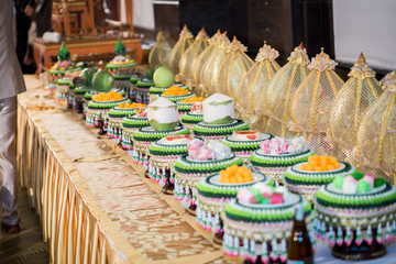 Thai wedding accessories for Relaunch ceremony