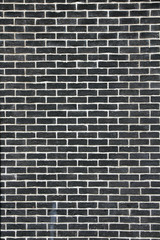 black brick wall