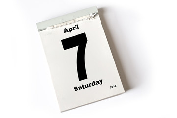 7. April 2018