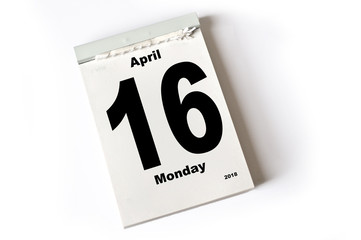 16. April 2018