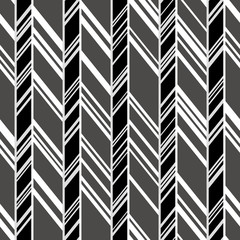 Stylish zigzag background seamless pattern vector. スタイリッシュなジグザグパターン