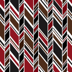 Obraz premium Stylish zigzag background seamless pattern vector. スタイリッシュなジグザグパターン