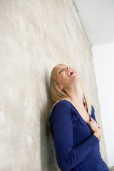 Fototapeta premium woman laughing